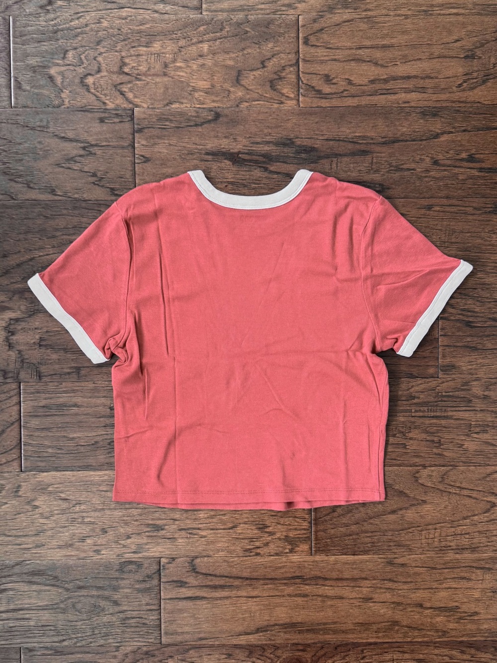 Levi's Graphic Mini Ringer Tee Daydreamin’ Red Orange Size Large - Picture 4 of 8